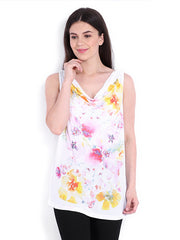 People Women White Printed Top