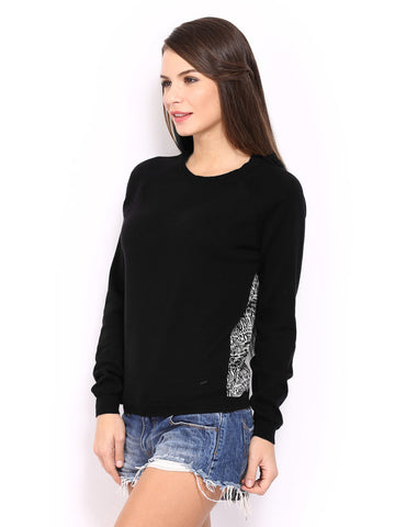 Pepe Jeans Women Black Sweater