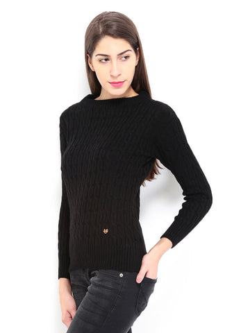 Pepe Jeans Women Black Sweater