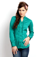 Pepe Jeans Women Green Shirt