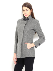 Pepe Jeans Women Grey Wool Jacket