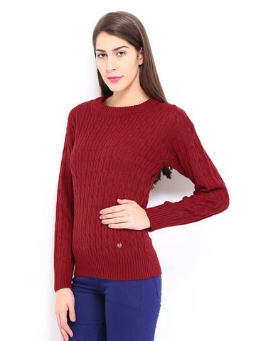 Pepe Jeans Women Red Sweater
