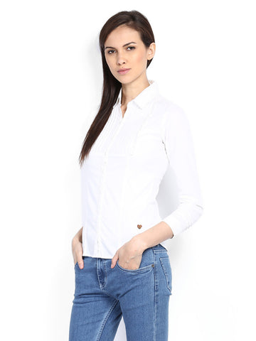 Pepe Jeans Women White Shirt