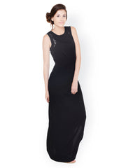 Pera Doce Black Maxi Dress
