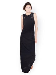 Pera Doce Black Maxi Dress