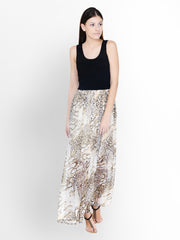 Pera Doce Black Printed Maxi Dress