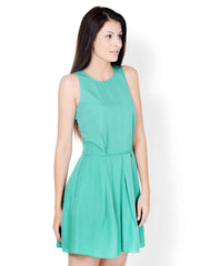 Pera Doce Turquoise Blue Skater Dress