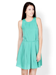 Pera Doce Turquoise Blue Skater Dress