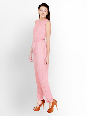 Pera Doce Women Pink Printed Jumpsuit