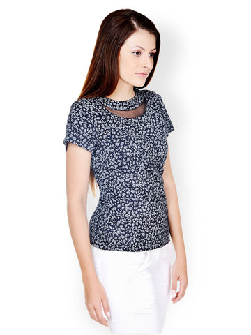 Pera Doce Women Black Printed Top