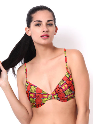 Peri Peri Multi Coloured Bra PU008