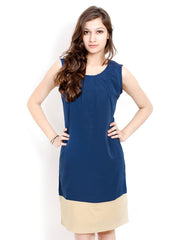 Pique Republic Navy Printed Shift Dress
