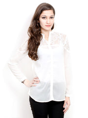 Pique Republic Women White Shirt