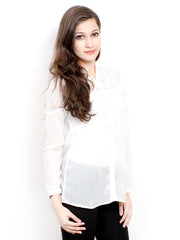 Pique Republic Women White Shirt