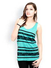 Pique Republic Women Sea Green Top
