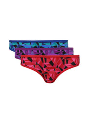 Prestitia Women Set of 3 Printed Briefs 2006A