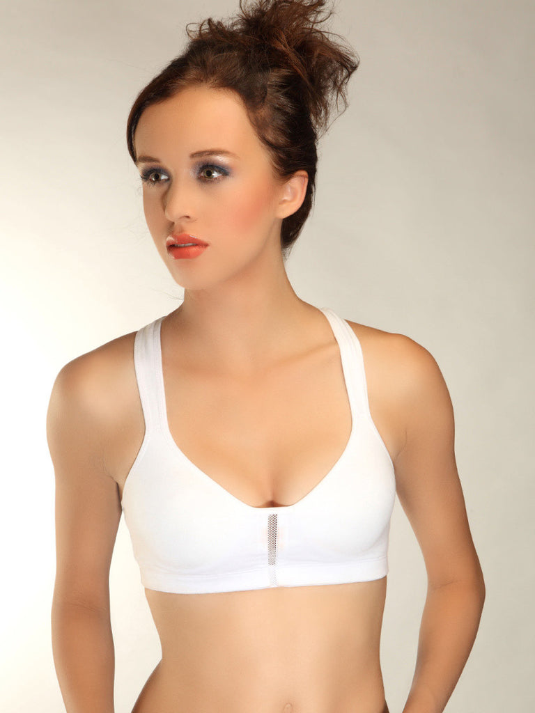 Prestitia White Sporty Inners Bra 1017