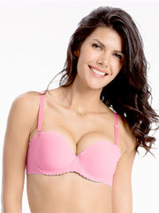 Pretty Secrets Pink Push Up Bra