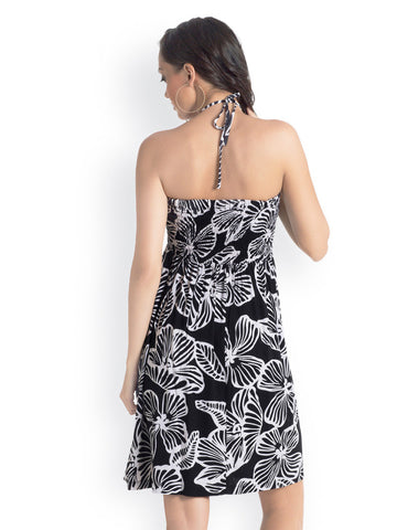 Pretty Secrets Black &amp; White Fit &amp; Flare Dress