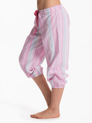 Pretty Secrets Women Pink Striped Lounge Pants PSS14CCP01