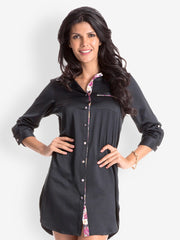 Pretty Secrets Black Sleepshirt