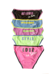 Pretty Secrets Women Pack of 5 Briefs PSS14SEXYPK5