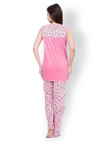 Private Lives Women Pink Lounge Set