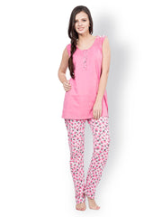 Private Lives Women Pink Lounge Set