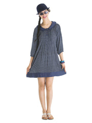Priyadarshini Rao for Stylista Women Navy &amp; White Printed Wendy Tunic