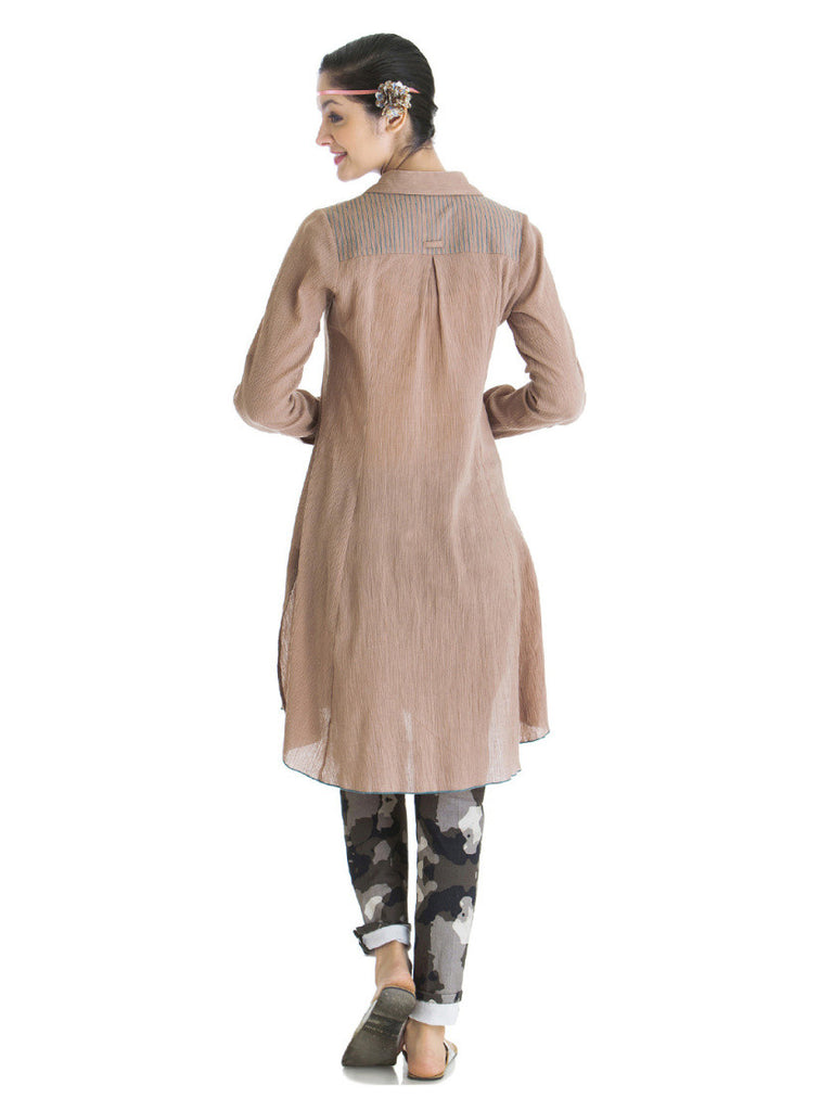 Priyadarshini Rao for Stylista Women Beige Dreaming of Summer Tunic