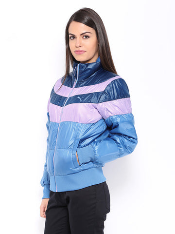 Puma Women Blue Padded Jacket