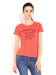 Puma Women Pink Printed T-shirt