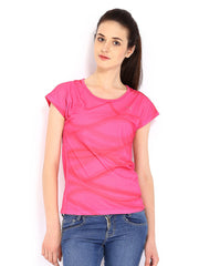 Puma Women Pink Printed T-shirt
