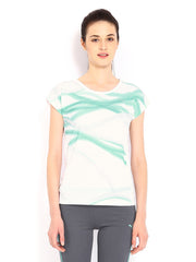 Puma Women White Printed T-shirt