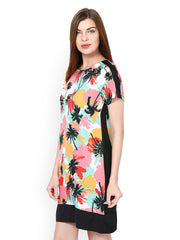 Ridress Multicoloured Printed Shift Dress