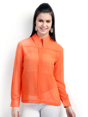 RIDRESS Women Orange Shirt