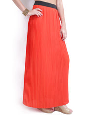 RIDRESS Orange Maxi Skirt
