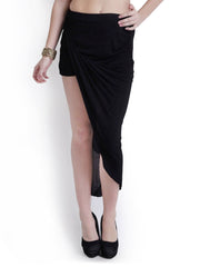 RIDRESS Black Twisted Skirt