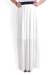 RIDRESS White Maxi Skirt