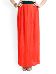 RIDRESS Orange Maxi Skirt