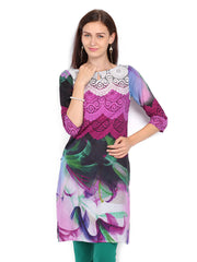 Ran &amp; Rainbow Women Multicoloured Printed Kurta
