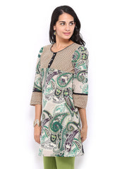 Rain &amp; Rainbow Women Multicoloured Printed Kurta