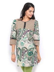 Rain &amp; Rainbow Women Multicoloured Printed Kurta