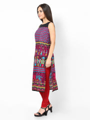 Raindrops Women Multi-Coloured Printed Kurta