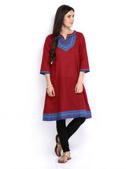 Rangriti Women Red Kurta
