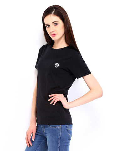 Red Herring by Debenhams Women Black T-shirt