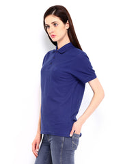 Red Herring by Debenhams Women Blue Polo T-shirt