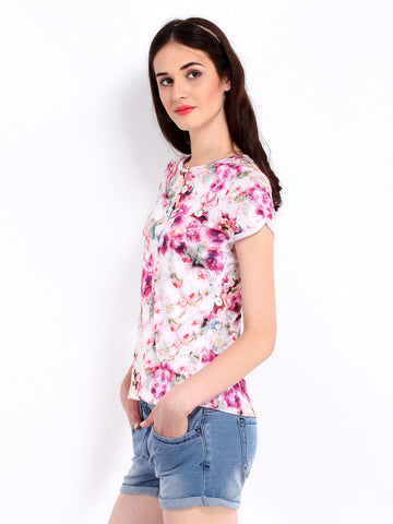 Red Herring by Debenhams Women Multi-Coloured Printed Top