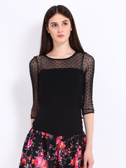 Red Herring by Debenhams Black Maternity Top