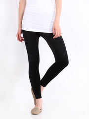 Red Herring by Debenhams Women Black Poly Stretch Velvet Leggings